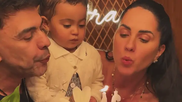 Graciele celebra aniversário ao lado de Zezé Di Camargo e filha; veja fotos