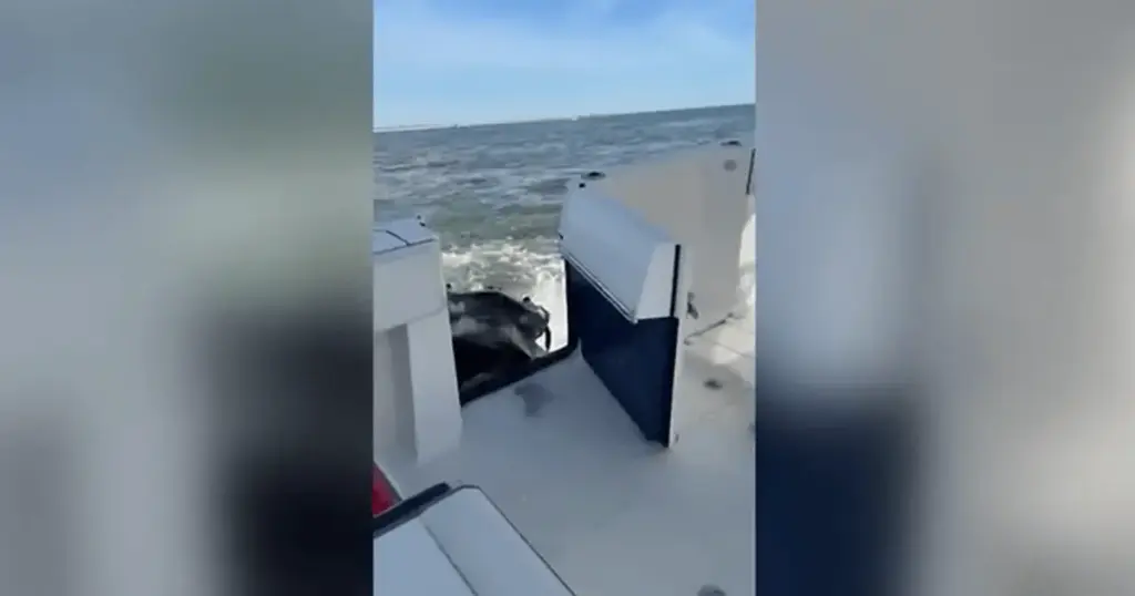 Vídeo: Baleia jubarte colide com barco de pesca nos EUA