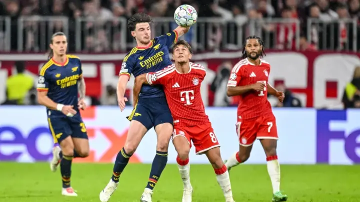 Bayern de Munique e Arsenal empatam em jogo movimentado na Champions League