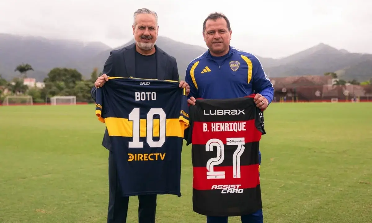 Boca visita Ninho do Urubu, do Flamengo, antes de semifinal contra o Vasco