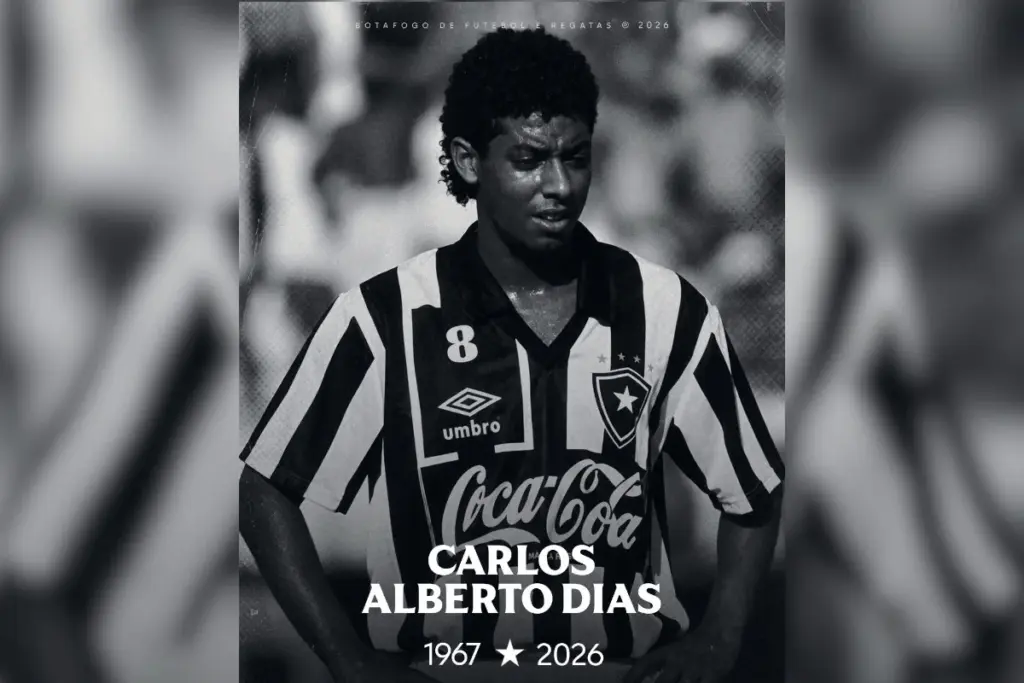 Botafogo lamenta morte de Carlos Alberto Dias, ex-jogador do clube