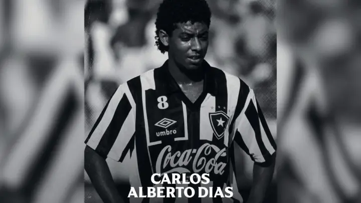 Botafogo lamenta morte de Carlos Alberto Dias, ex-jogador do clube