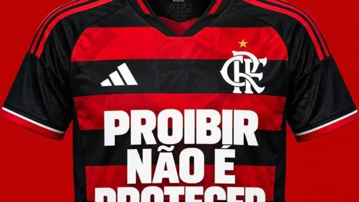 Flamengo protesta em camisa contra a MP das bets: “Proibir não é proteger”
