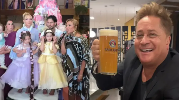 Leonardo falta a aniversário de Maria Flor e Poliana esclarece motivo
