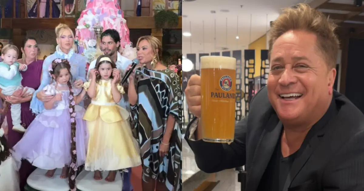 Leonardo falta a aniversário de Maria Flor e Poliana esclarece motivo