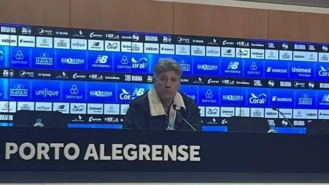 Renato Gaúcho detona diretoria do Grêmio e revela atleta 9 kg acima do peso