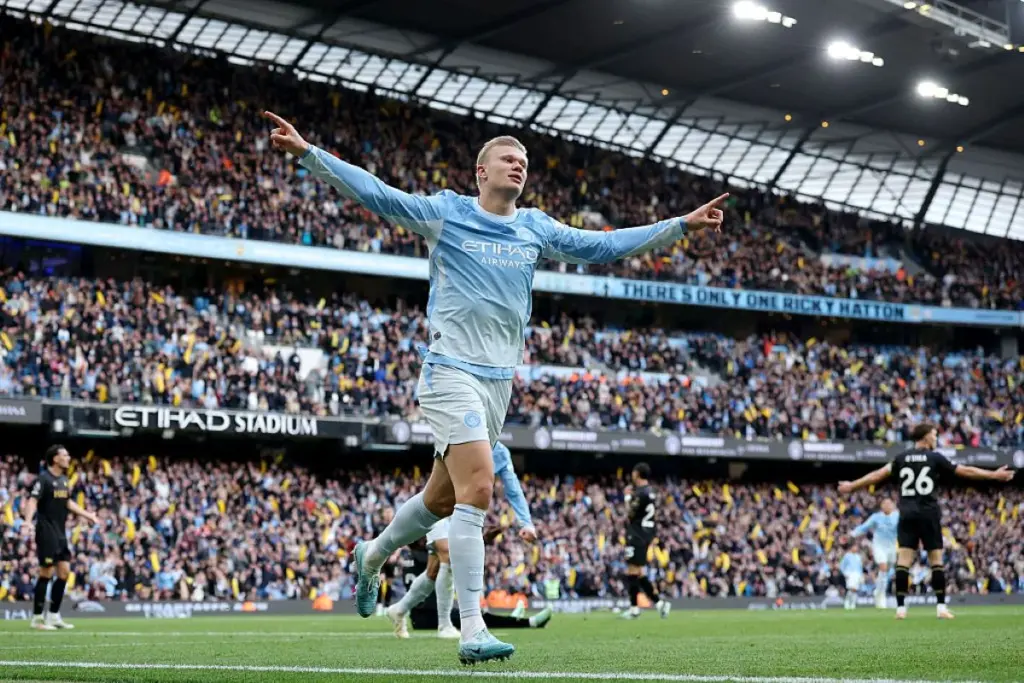 Haaland marca dois e City vence o Ipswich Town pela Premier League