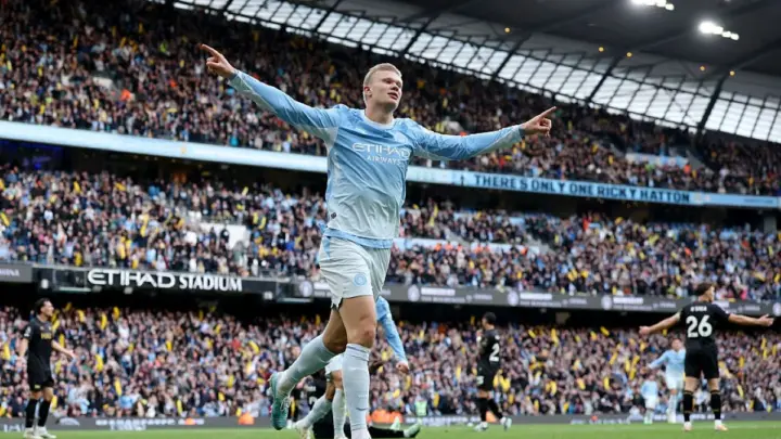Haaland marca dois e City vence o Ipswich Town pela Premier League