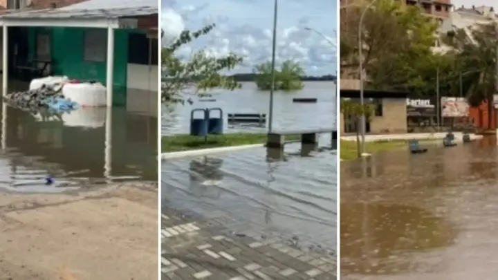 RS: Uruguaiana decreta situação de emergência após cheia do Rio Uruguai
