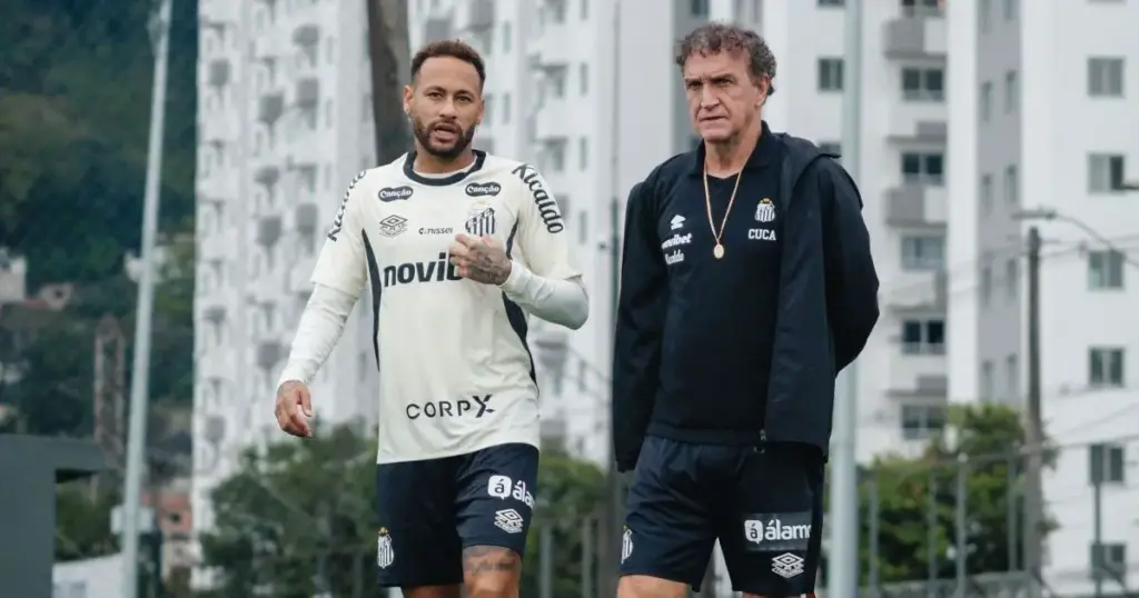 Cuca indica retorno de Neymar em Santos x Flamengo, pelo Brasileirão