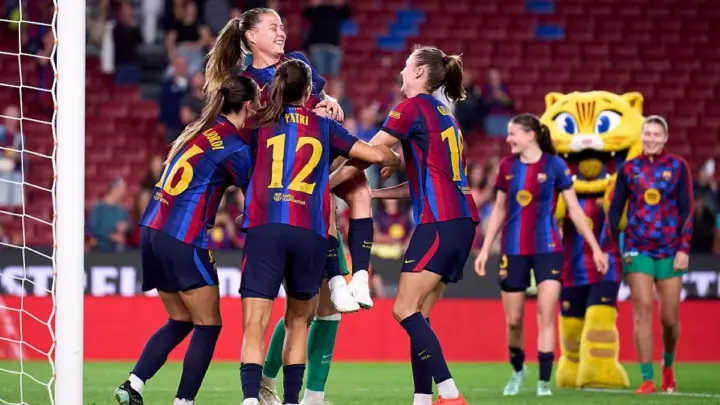 No El Clássico Feminino, Barcelona goleia o Real Madrid por 7 x 0