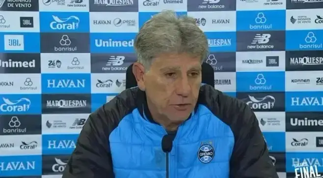 Renato analisa briga para fugir do Z4: “Estão deixando o Grêmio chegar”