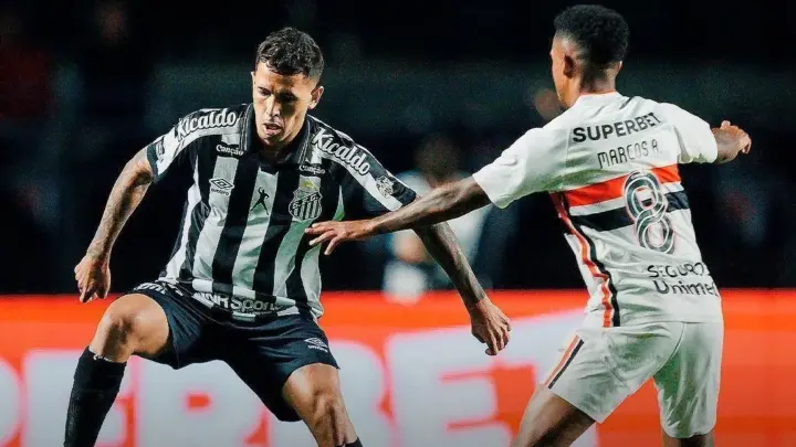 Santos provoca o São Paulo após vitória no clássico pelo Brasileirão; veja