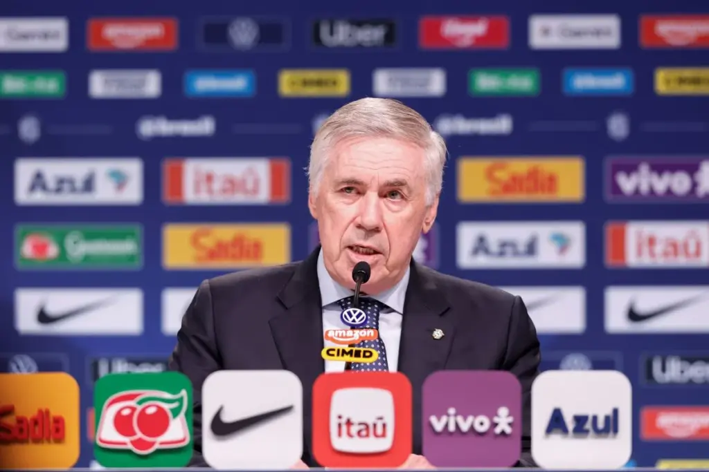 Seleção: Ancelotti avalia renovação do time e fala sobre Estêvão no Chelsea