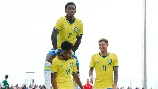 Seleção Brasileira Sub-20 goleia o México no encerramento da Data Fifa