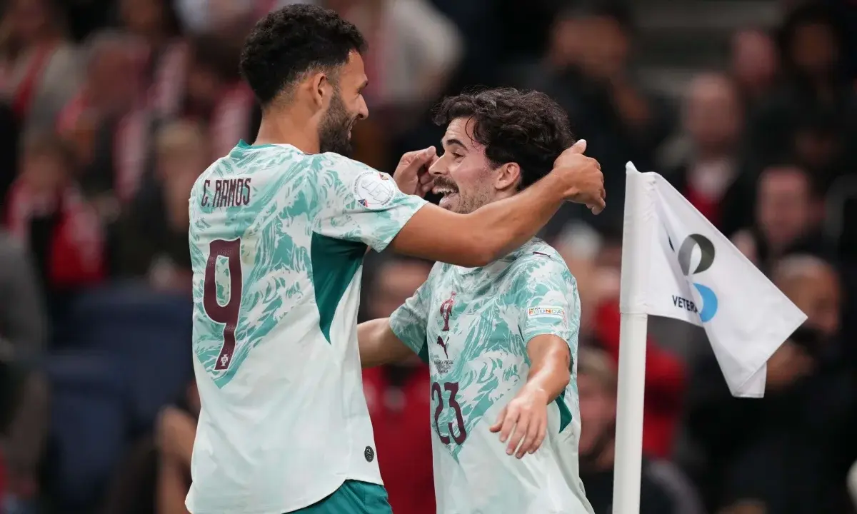 Sem Cristiano Ronaldo, Portugal vence Dinamarca e segue 100% na Nations