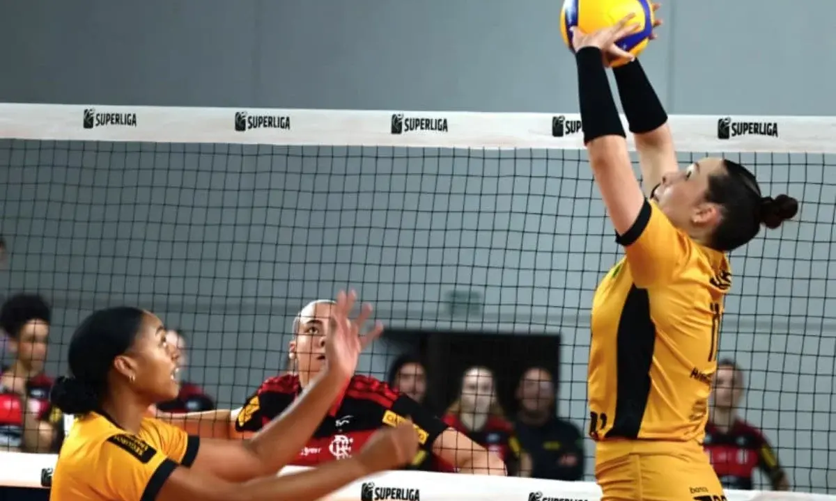 Superliga de Vôlei: Flamengo domina e vence o Brasília por 3 sets 0