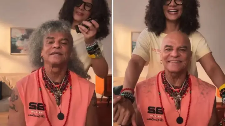 Valderrama surpreende e raspa cabeleira histórica que fez fama no futebol