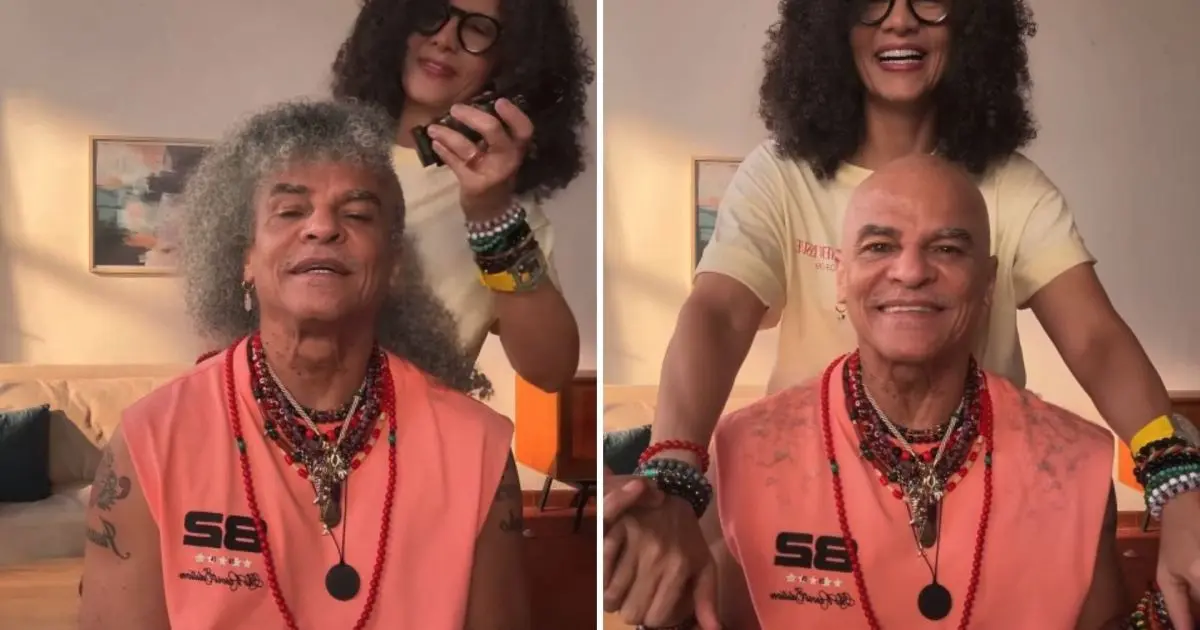 Valderrama surpreende e raspa cabeleira histórica que fez fama no futebol