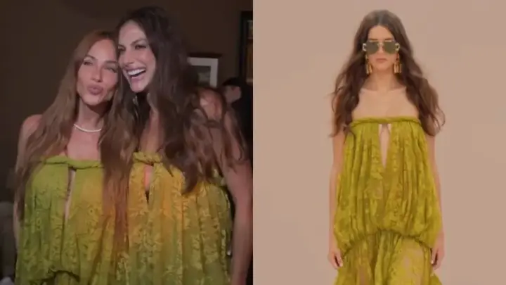 Vestido de Mari Gonzalez e Gio Ewbank é de grife usada por Margot Robbie